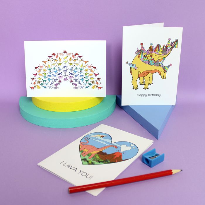 Dinosaur Greeting Cards