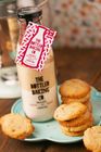 Raspberry & White Chocolate Cookie mix in a bottle