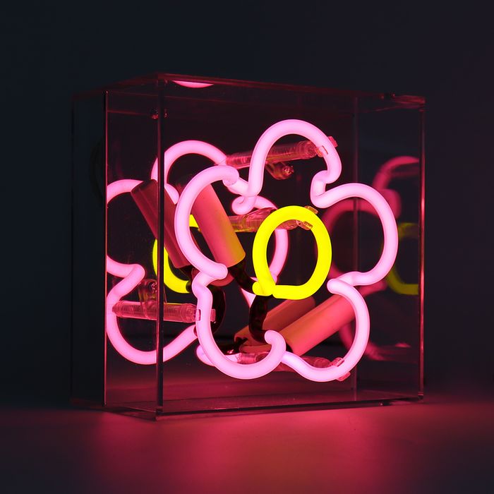 'Daisy' Mini Glass Neon Sign