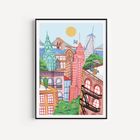 NYC Wish I Was Here Print