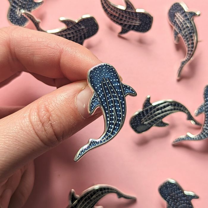 Whale Shark Enamel Pin