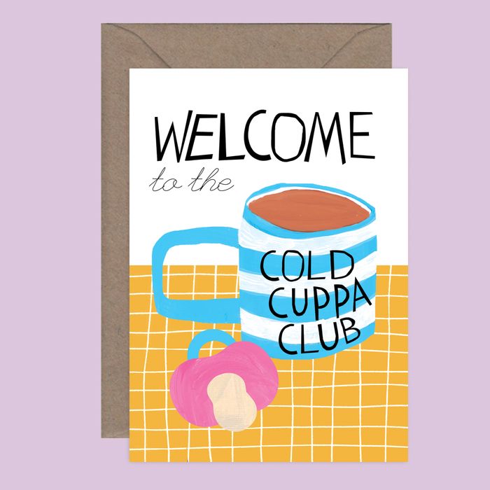 Cold Cuppa New Baby Card