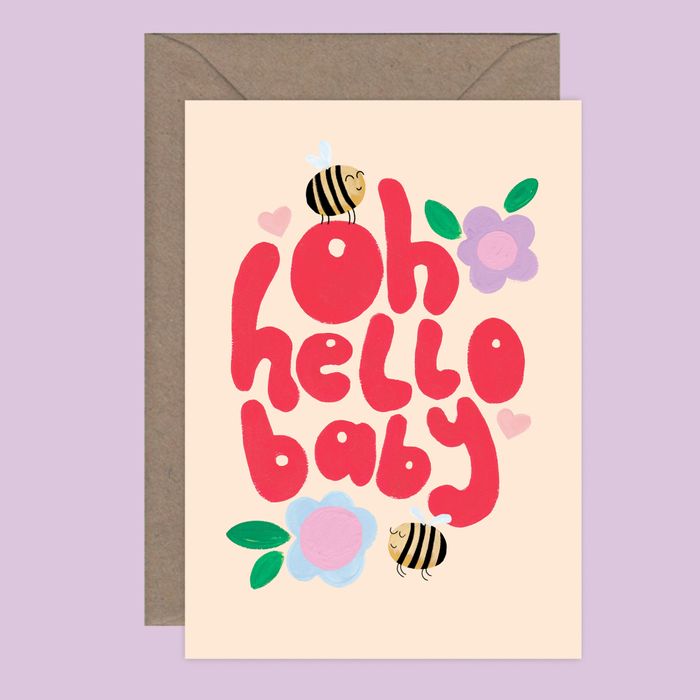 Oh Hello Baby - New Baby Card