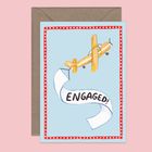 Engaged Card - Plane