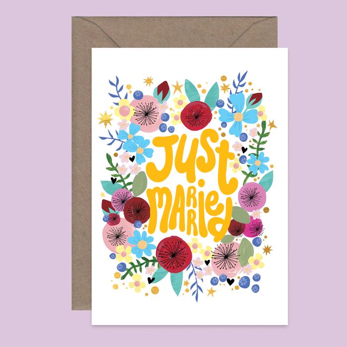 Just Married - Wedding Card