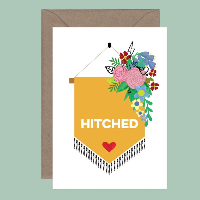 Wedding Card - Hitched