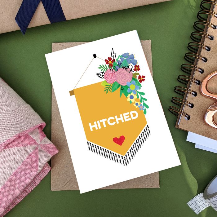 Wedding Card - Hitched