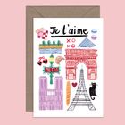 Je t'aime - Love Card