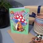 New Home Card - Toadstool