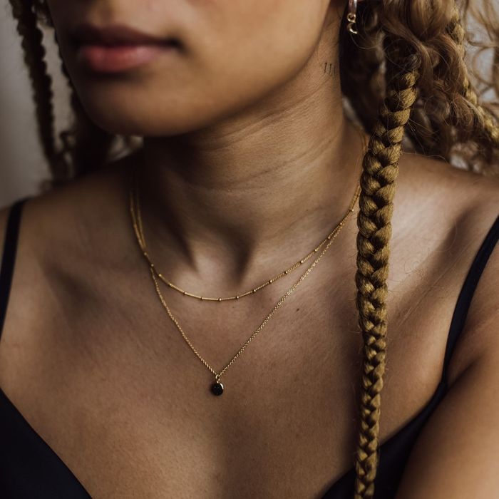 La Lune Necklace, 14k Filled Gold