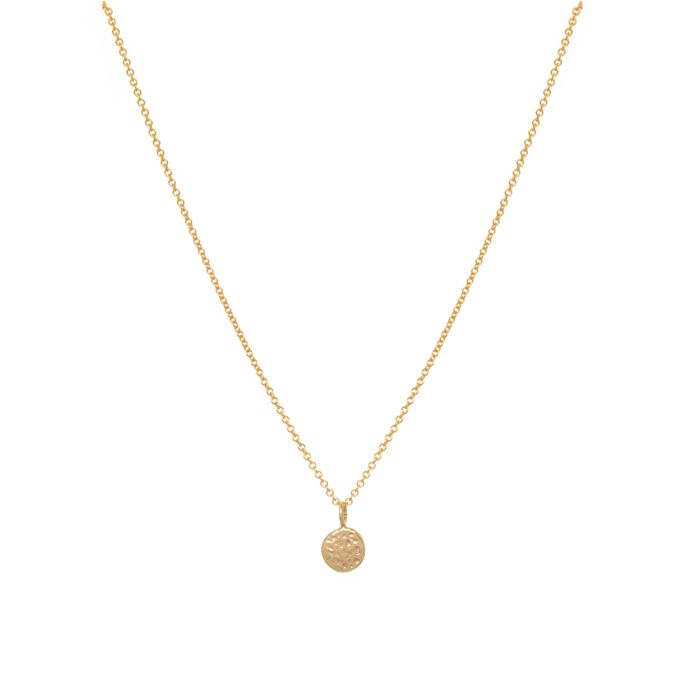 Radiance Coin Necklace, 18ct Gold Vermeil