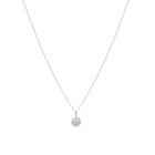 Radiance Coin Necklace, Sterling Silver