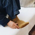 WOOL COTTON BOOT SOCKS