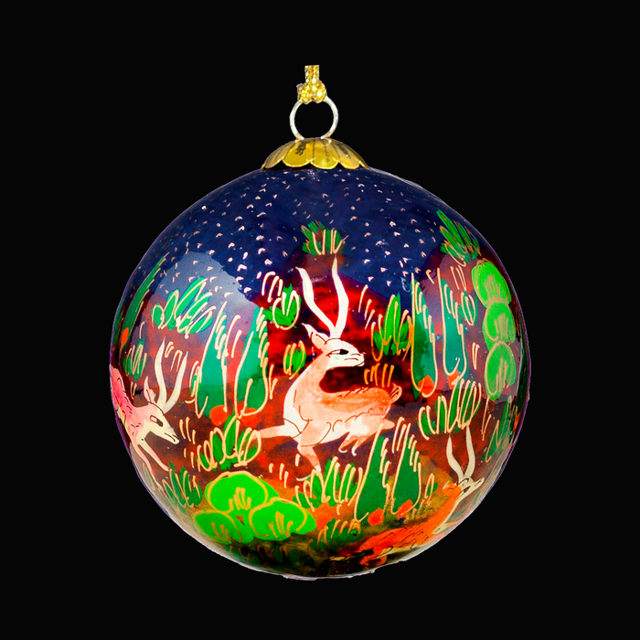 Forest Friends Handmade Papier Mache Baubles Collection