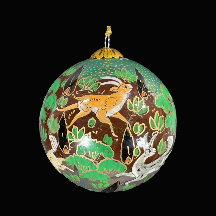 Forest Friends Handmade Papier Mache Baubles Collection