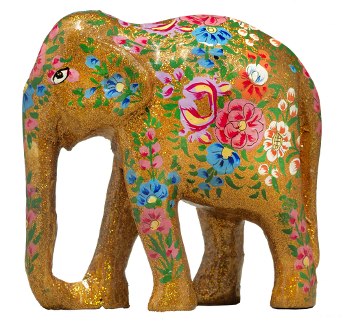 Handmade Papier Mache Elephants