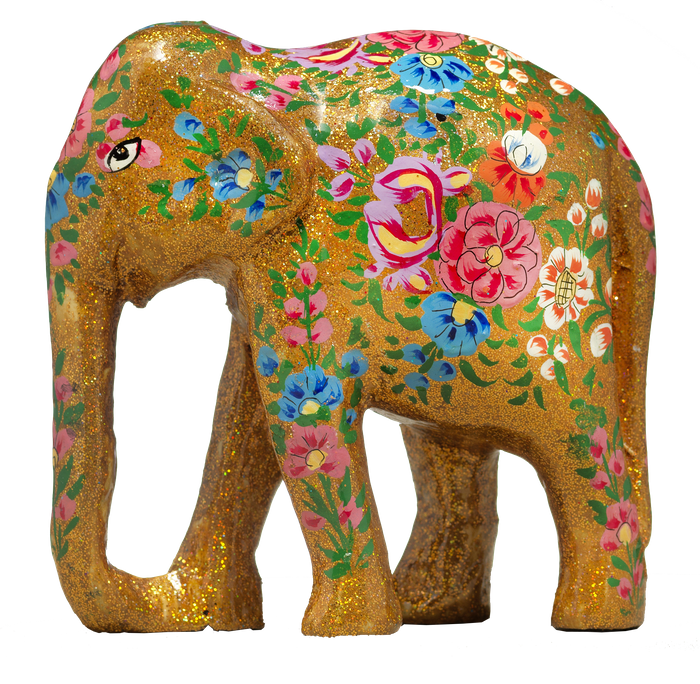 Handmade Papier Mache Elephants