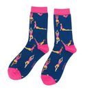 SKS365 Yoga Poses Socks Navy