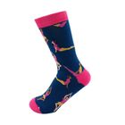 SKS365 Yoga Poses Socks Navy