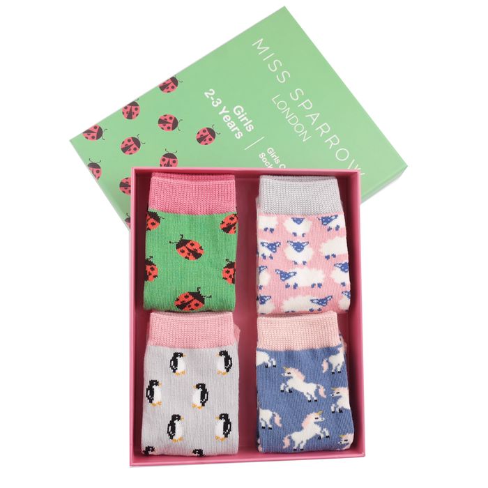 BK013 Girls 2-3 Years Little Princess Socks Gift Box