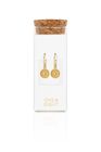 Gold Antique Coin Earrings