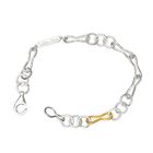 Golden Horn chain Necklace and Bracelet