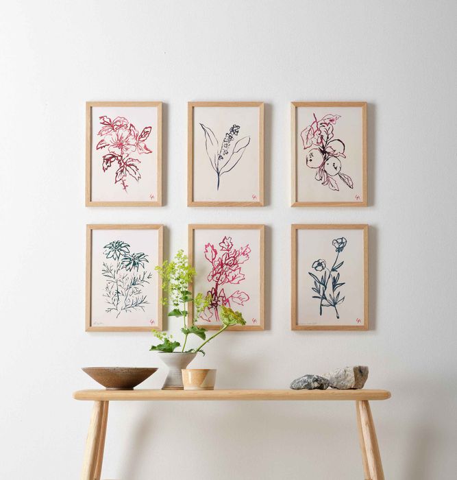 Individual Botanical Art Prints A4 and A3