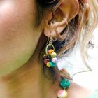 Kantha Orbital Earrings