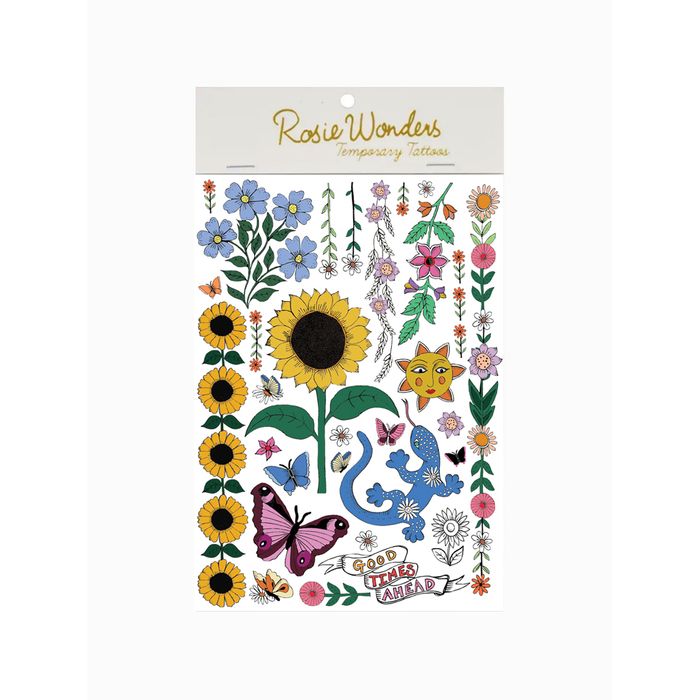 Sunflower Temporary Tattoos