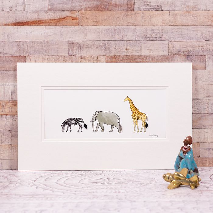 Safari animals print