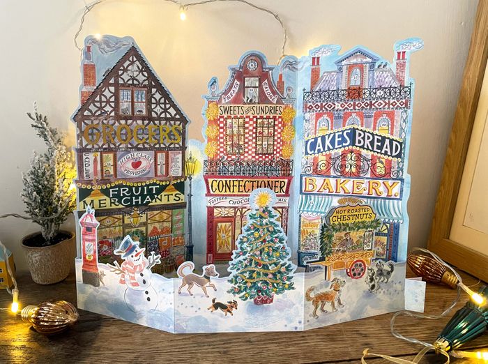 'High Street' Advent Calendar by Emily Sutton