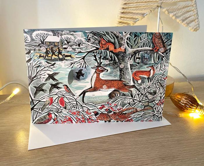 Advent Cards by Angela Harding