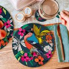 Large Round Melamine Placemat