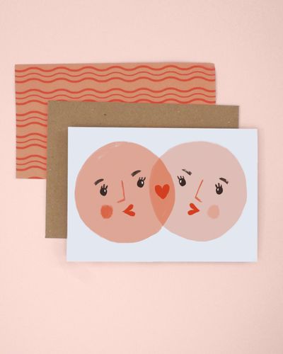 You & I Venn Diagram Valentine Card