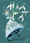 'FLOWERS OF THE CATWALK' – Christmas cards / Art Prints
