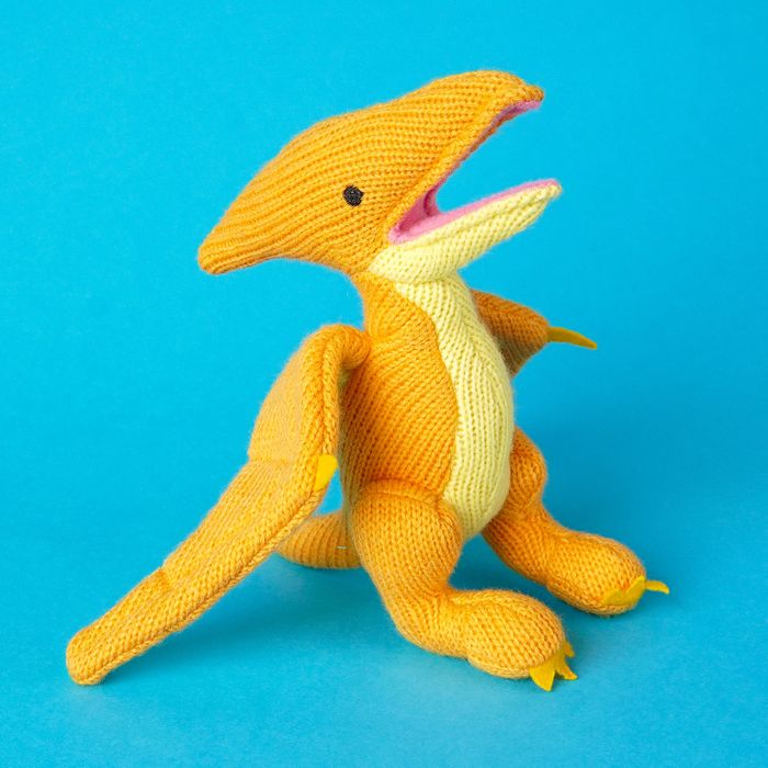 Knitted Dinosaur toys