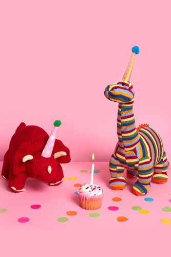Knitted Dinosaur toys