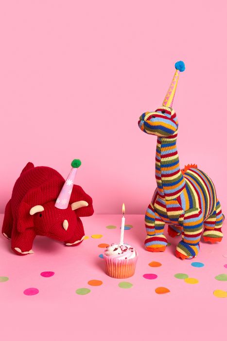 Knitted Dinosaur toys