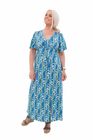 Watercolour Lupin Bust Tie Dress
