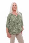 Mosaic Twist Button Through Blouse