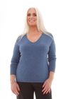 Basic Fitted V-Neck Jumper