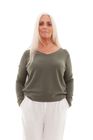 Basic Fitted V-Neck Jumper