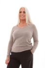 Basic Fitted V-Neck Jumper