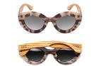 SOEK® STEVIE IVORY TORT l Black Polarised Lens l Walnut Arms