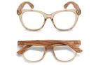 SOEK® LILA GRACE CHAMPAGNE l Wooden Magnifying Blue Light Reader