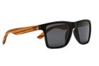 SOEK® DALTON Black Sunglasses l Black Lens l Walnut Arms