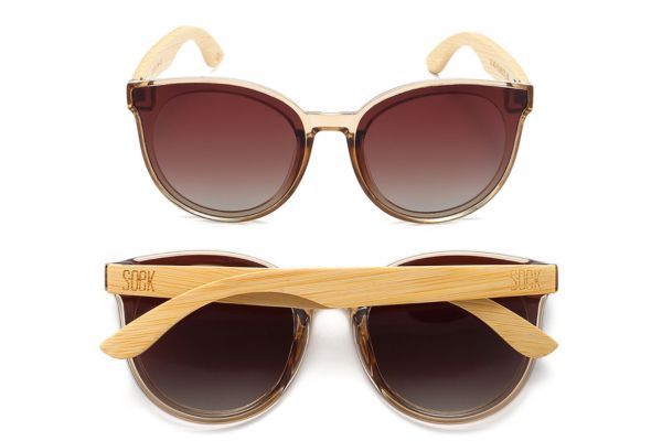 SOEK® BELLA CHAMPAGNE l Brown Gradient Lens l Maple Arms