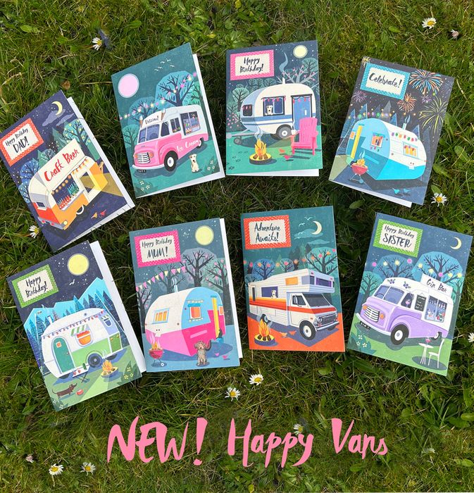 Happy Vans Cards NEW DESIGNS!