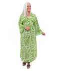 Tropical Leaf Angel Sleeve Dress