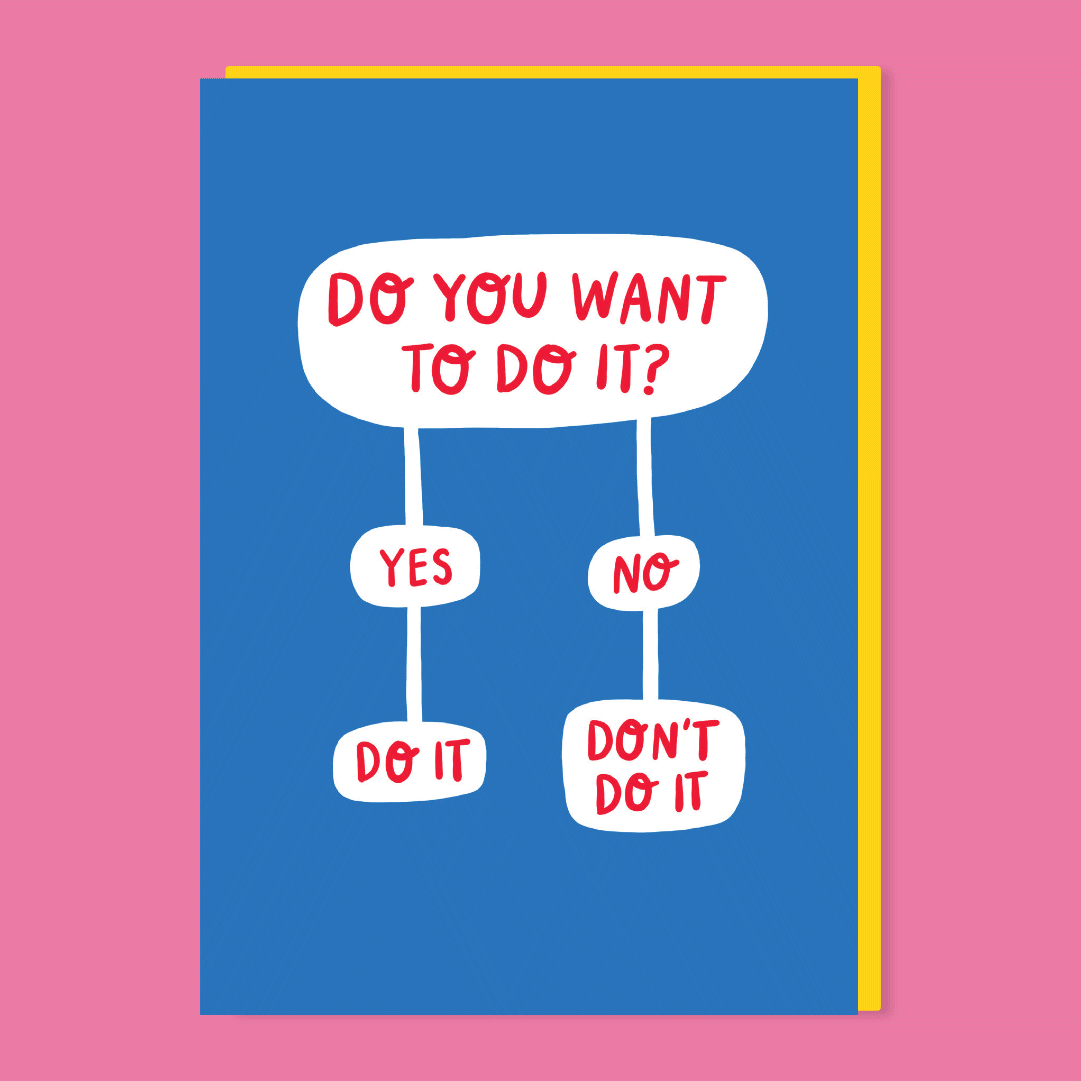 Typographic greeting cards